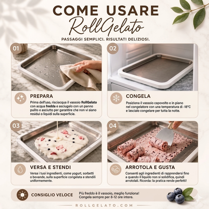 RollGelato - Piastra Refrigerante + eBook
