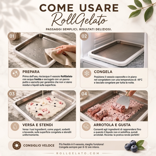 RollGelato - Piastra Refrigerante + eBook